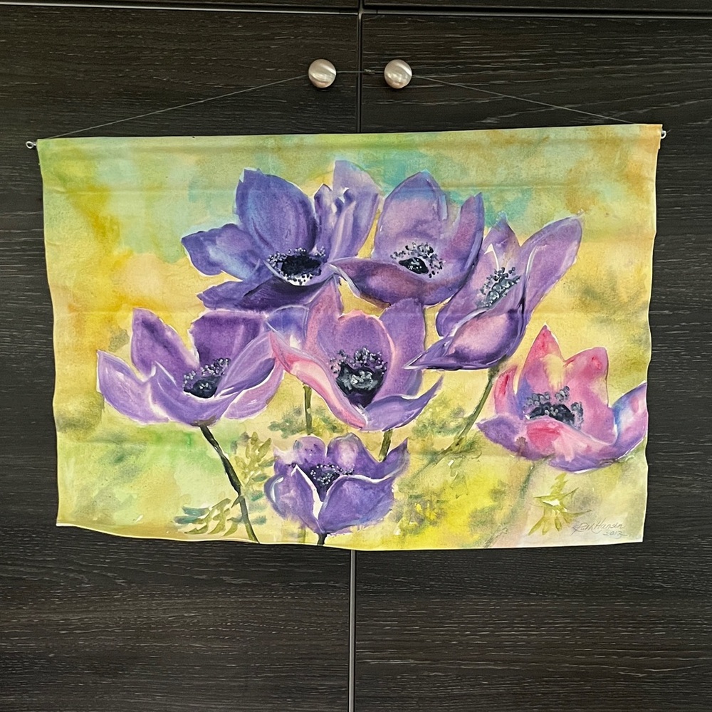 Original Ruth Hansen Acrylic on Canvas indoor Outdoor Hanging